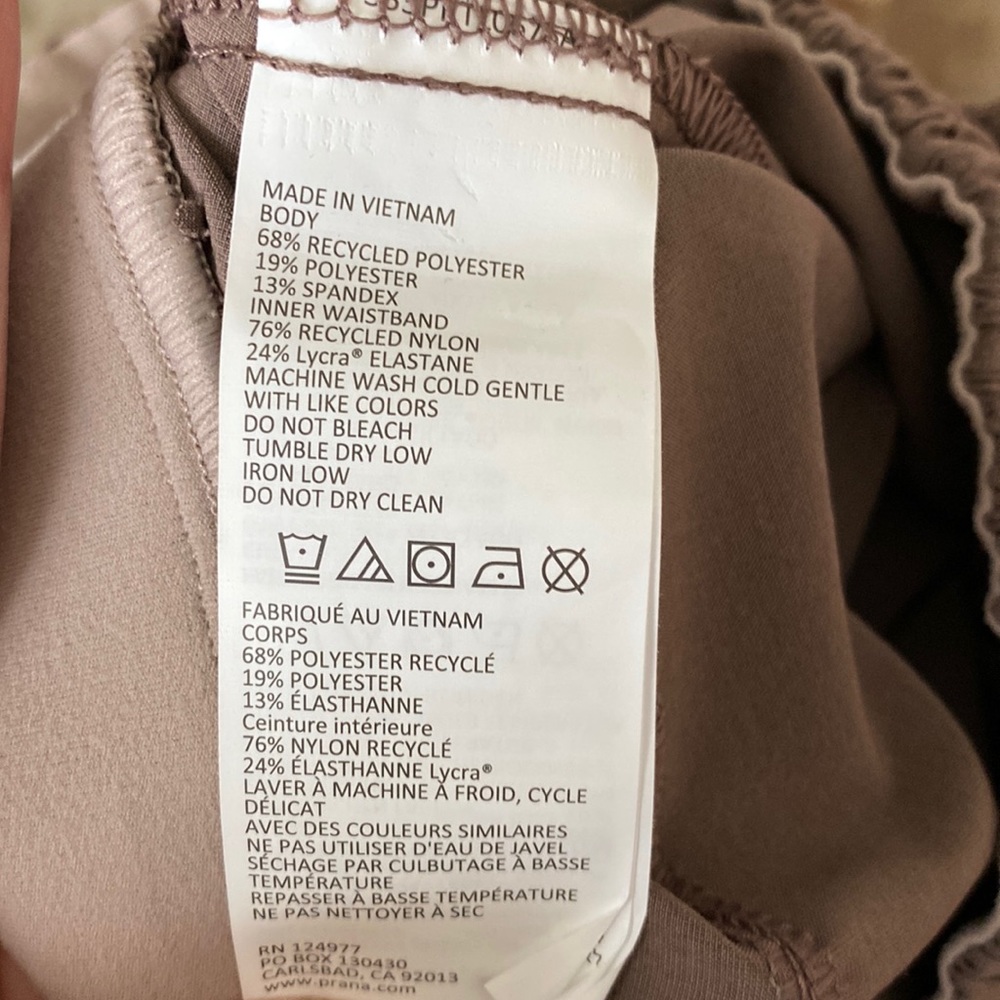 NWOT Prana pants, in mauve, size small. - Picture 4 of 4
